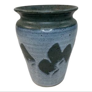Old-Style 80’s Ceramic Decorative Vase 8” signed